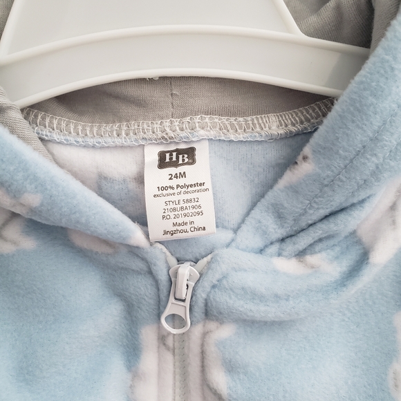 Hudson Baby 2 Hooded Fleece jumpsuits, 24 months - Picture 7 of 10